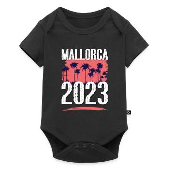 Mallorca 2023 - Baby Premium short-sleeve bodysuit - black - Front