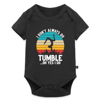 Tumbler Gymnaste Fille Tumbler - Body à manches courtes Premium Bébé - noir - Devant