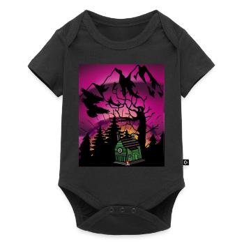 Horizon Forest Dwellers Enfants Personnage de conte de fées - Body à manches courtes Premium Bébé - noir - Devant