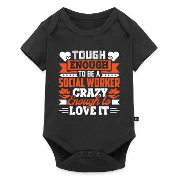 Social Worker Tough To Be Social Worker - Baby Premium short-sleeve bodysuit - black - Front