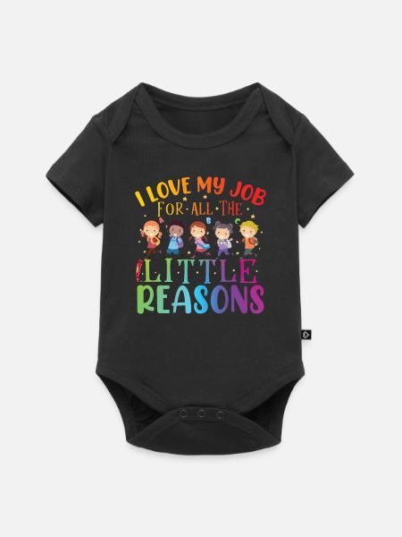 Teacher Assistant Educator Teaching - Baby Premium Kurzarmbody - Schwarz