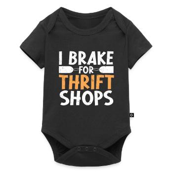 Vente à la ferme Thrifting - Body à manches courtes Premium Bébé - noir - Devant