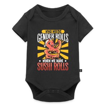 Sushi Fan Japanese Food Foodie Cuisine Japan - Baby Premium short-sleeve bodysuit - black - Front
