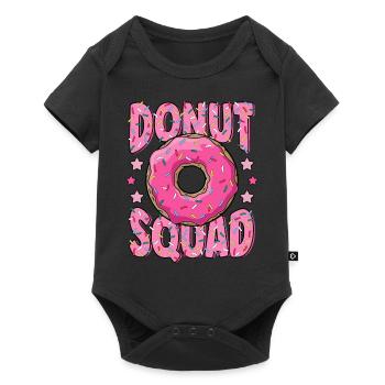 Pink Donut Squad Saupoudre Donut Lover Matching - Body à manches courtes Premium Bébé - noir - Devant