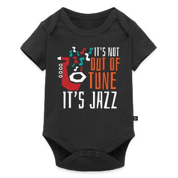 Musique jazz - Musiciens de jazz - Body à manches courtes Premium Bébé - noir - Devant