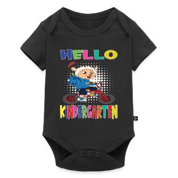 Kindergarten Child Kindergarten Gift - Baby Premium short-sleeve bodysuit - black - Front