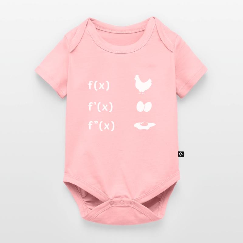 Derivative Function Chicken Egg Fried Egg Maths Baby Premium Kurzarmbody