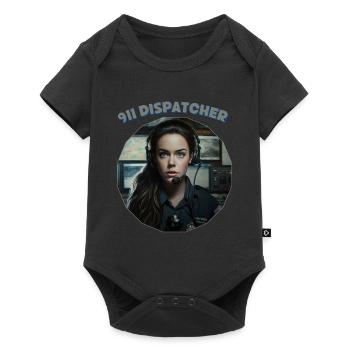 dispatcher women - Baby Premium short-sleeve bodysuit - black - Front