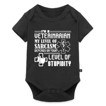 Veterinarian I'm A Veterinarian - Baby Premium short-sleeve bodysuit - black - Front