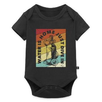 Water Is Home Just Dive In Goggles Scuba - Baby Premium short-sleeve bodysuit - black - Front