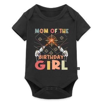 Cool Laser Tag Mama Party Birthday Child - Baby Premium short-sleeve bodysuit - black - Front