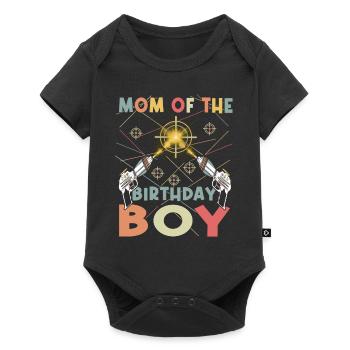 Cool Laser Tag Party Birthday Kids Mom's - Baby Premium short-sleeve bodysuit - black - Front
