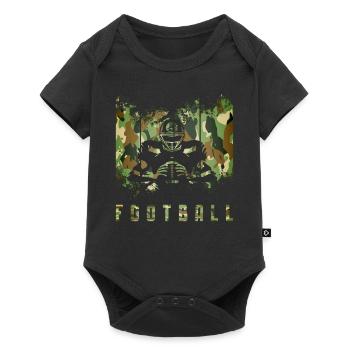Football Player Coach American Football - Baby Premium short-sleeve bodysuit - black - Front