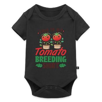 Chemise de sélection végétale de tomate, drôle de tomate - Body à manches courtes Premium Bébé - noir - Devant