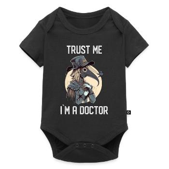 Trust Me I am Doctor - Gothic Medieval Female - Baby Premium Kurzarmbody - Schwarz - Vorne