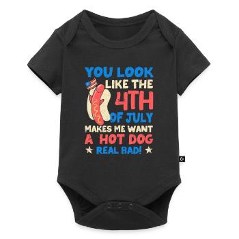 They look like July 4 makes me want a - Baby Premium short-sleeve bodysuit - black - Front