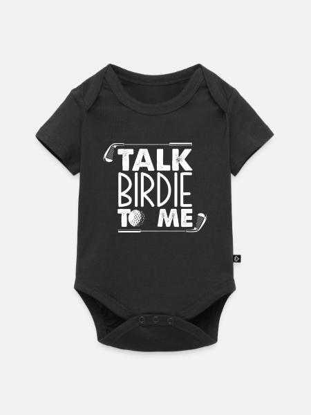 Golf Wortspiel - Baby Premium Kurzarmbody - Schwarz