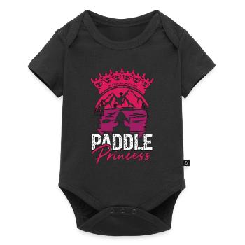 Kayaking Paddle Princess Paddle Boat Kayak Lover - Baby Premium short-sleeve bodysuit - black - Front