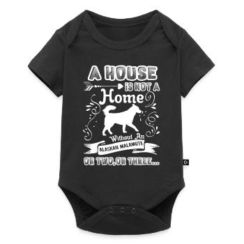 Alaskan Malamute Home Without Alaskan Malamute - Baby Premium short-sleeve bodysuit - black - Front