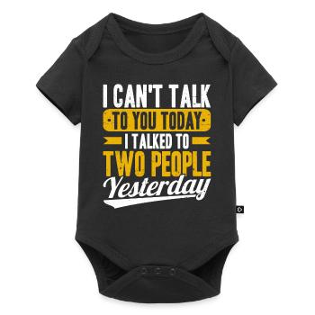 Introverted Gift Sarcastic Introverted - Baby Premium short-sleeve bodysuit - black - Front