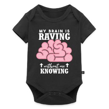 Epilepsy Funny Quote - Baby Premium short-sleeve bodysuit - black - Front