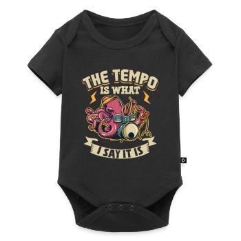 Drummer Drums Music Drum Set Drumming - Baby Premium short-sleeve bodysuit - black - Front