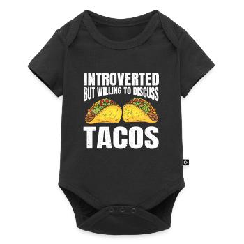 Introverted Gift Sarcastic Introverted - Baby Premium short-sleeve bodysuit - black - Front