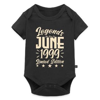 Naissance En juin 1999 Cadeau d'anniversaire 1999. - Body à manches courtes Premium Bébé - noir - Devant