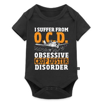 Je souffre d’un trouble obsessionnel de la culture - Body à manches courtes Premium Bébé - noir - Devant