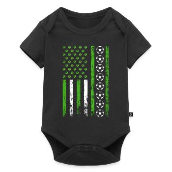 American Sports Flag Athletics - Body Premium a maniche corte per neonati  - nero - Fronte