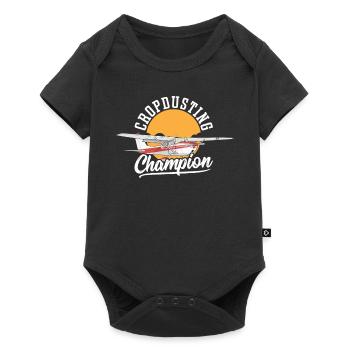 Champion de l’épandage des cultures Dépoussiérage des cultures - Body à manches courtes Premium Bébé - noir - Devant