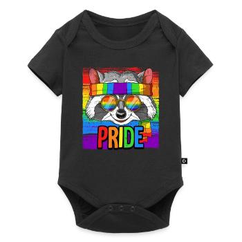 Pride LGBTQ Christopher Street Day Kostüm Pride - Baby Premium Kurzarmbody - Schwarz - Vorne