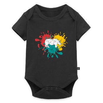 Rhinoceros - Baby Premium short-sleeve bodysuit - black - Front