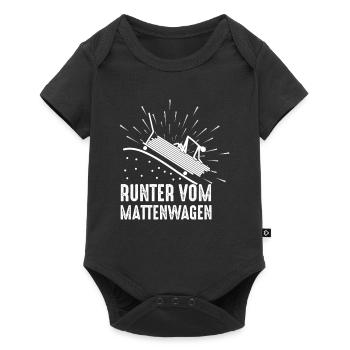Runter vom Mattenwagen Sport Lehrer Lehrerin - Baby Premium Kurzarmbody - Schwarz - Vorne