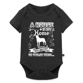 Bullmastiff Home Without Bullmastiff - Baby Premium short-sleeve bodysuit - black - Front