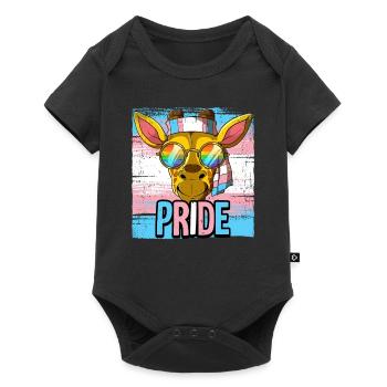 Fierté LGBTQ Transgender Costume Costume Mois de la fierté - Body à manches courtes Premium Bébé - noir - Devant