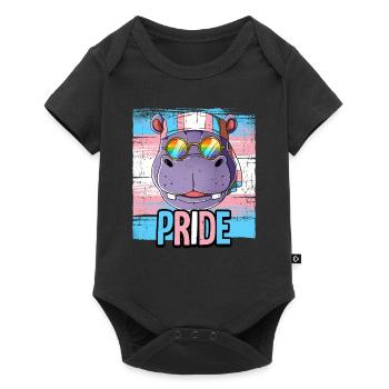 Fierté LGBTQ Transgender Costume Costume Mois de la fierté - Body à manches courtes Premium Bébé - noir - Devant
