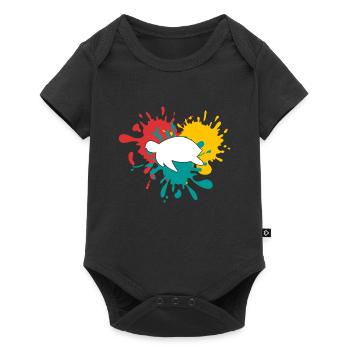Turtle - Baby Premium short-sleeve bodysuit - black - Front