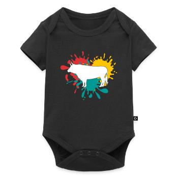 Bull - Baby Premium short-sleeve bodysuit - black - Front