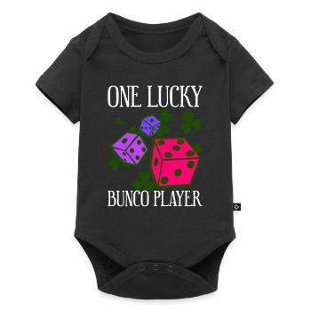 Bunco St. Patricks Design Für Bunco Player - Baby Premium short-sleeve bodysuit - black - Front