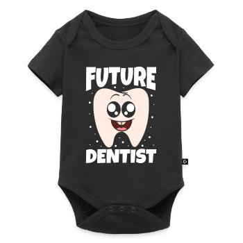 Future Dentist Zukünftiger Zahnarzt - Baby Premium short-sleeve bodysuit - black - Front