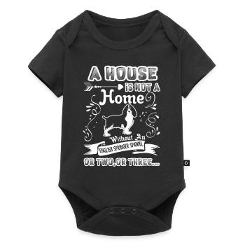 Home Without English Springer Spaniel - Baby Premium short-sleeve bodysuit - black - Front