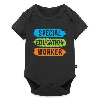 Travailleurs de l’éducation spécialisée Enseignants en éducation spécialisée - Body à manches courtes Premium Bébé - noir - Devant