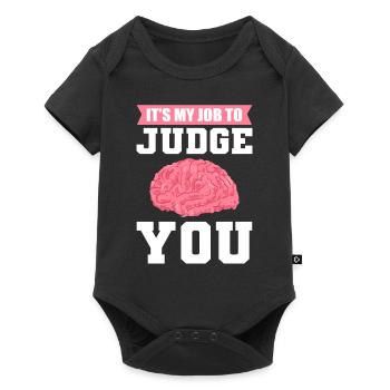 Psychologue École Psychologue Psychologie Psyché - Body à manches courtes Premium Bébé - noir - Devant