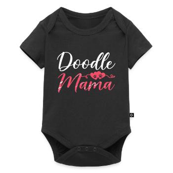 Women Doodle Mama Labradoodle Goldendoodle - Baby Premium short-sleeve bodysuit - black - Front