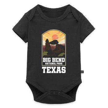 Big Bend National Park Texas American - Baby Premium short-sleeve bodysuit - black - Front