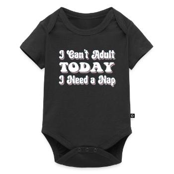 AduIts Need A Nap - Funny Humor for Adult - Baby Premium short-sleeve bodysuit - black - Front