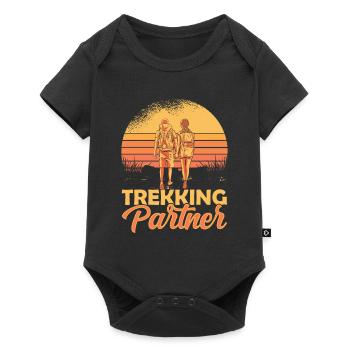 Trekking Partenaire Randonneur Randonnée - Body à manches courtes Premium Bébé - noir - Devant
