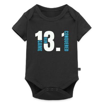 Semi-marathon 13.1 Came Run Conquered Running Race - Body à manches courtes Premium Bébé - noir - Devant