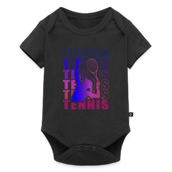 Vêtements pour joueurs de tennis Tennis Femmes Filles - Body à manches courtes Premium Bébé - noir - Devant